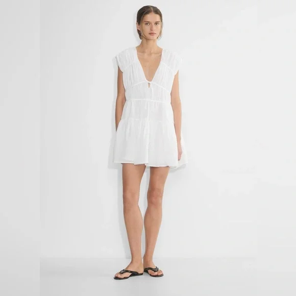 Aritzia | Wilfred • Hampstead Dress White - Picture 15 of 15